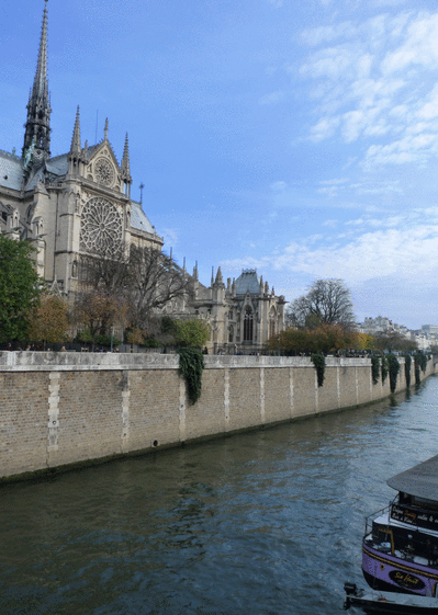 Notre Dame de Paris vue de la Seine